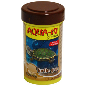 Пълноценна храна под формата на плаващи гранули, 100 мл. - Aqua-Ki Turtle Gran